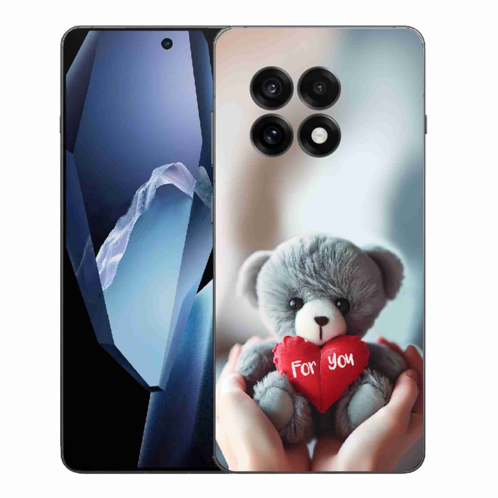 Gélový kryt mmCase na One Plus 13R - medvedík pre zamilovaných