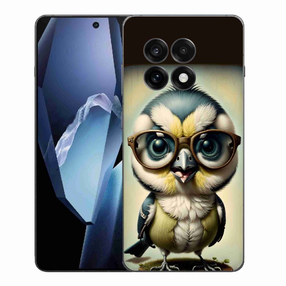 Gélový kryt mmCase na One Plus 13R - mláďa s okuliarmi