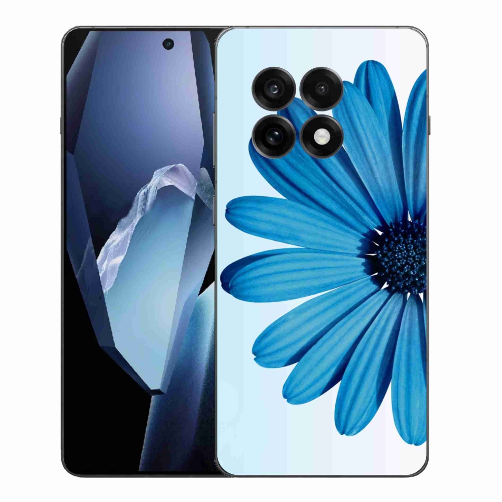 Gélový kryt mmCase na One Plus 13R - modrá margaréta