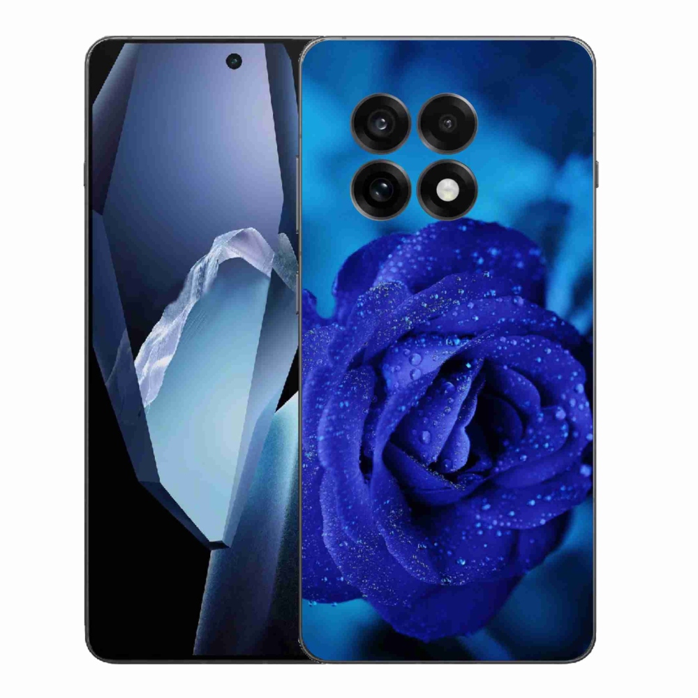Gélový kryt mmCase na One Plus 13R - modrá ruža