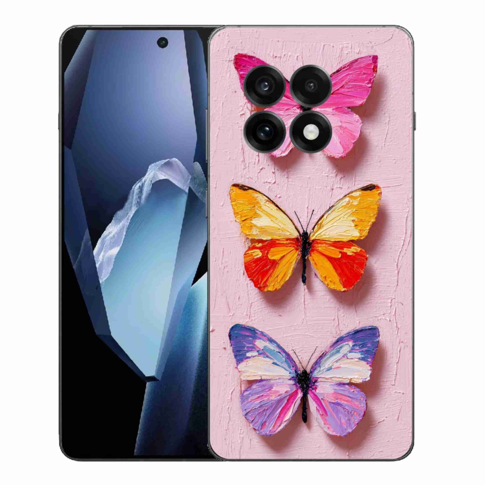 Gélový kryt mmCase na One Plus 13R - motýlia trojica