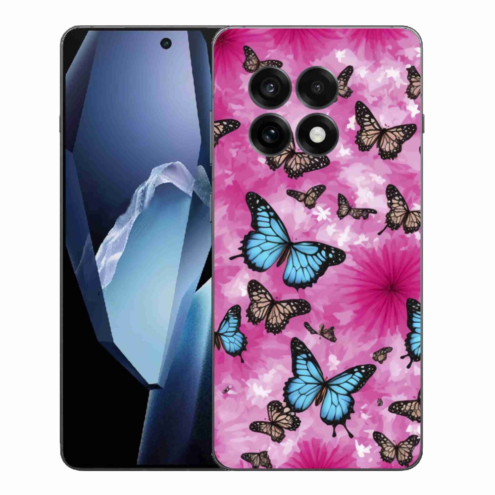 Gélový kryt mmCase na One Plus 13R - motýlia záhrada