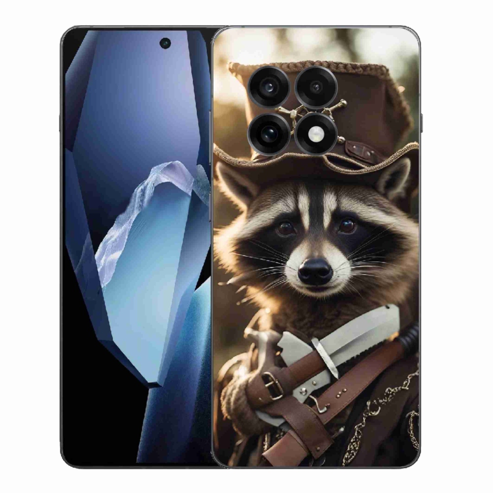 Gélový kryt mmCase na One Plus 13R - mýval v uniforme