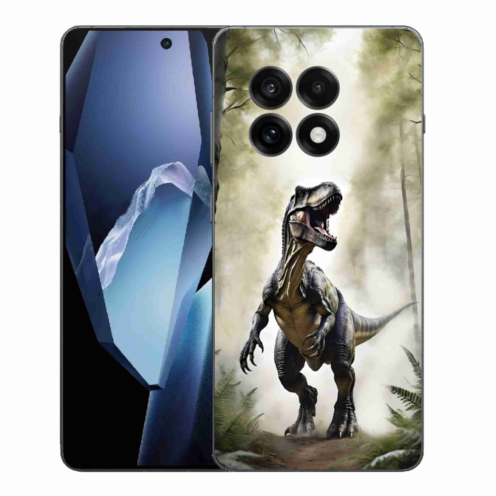 Gélový kryt mmCase na One Plus 13R - naštvaný T-Rex
