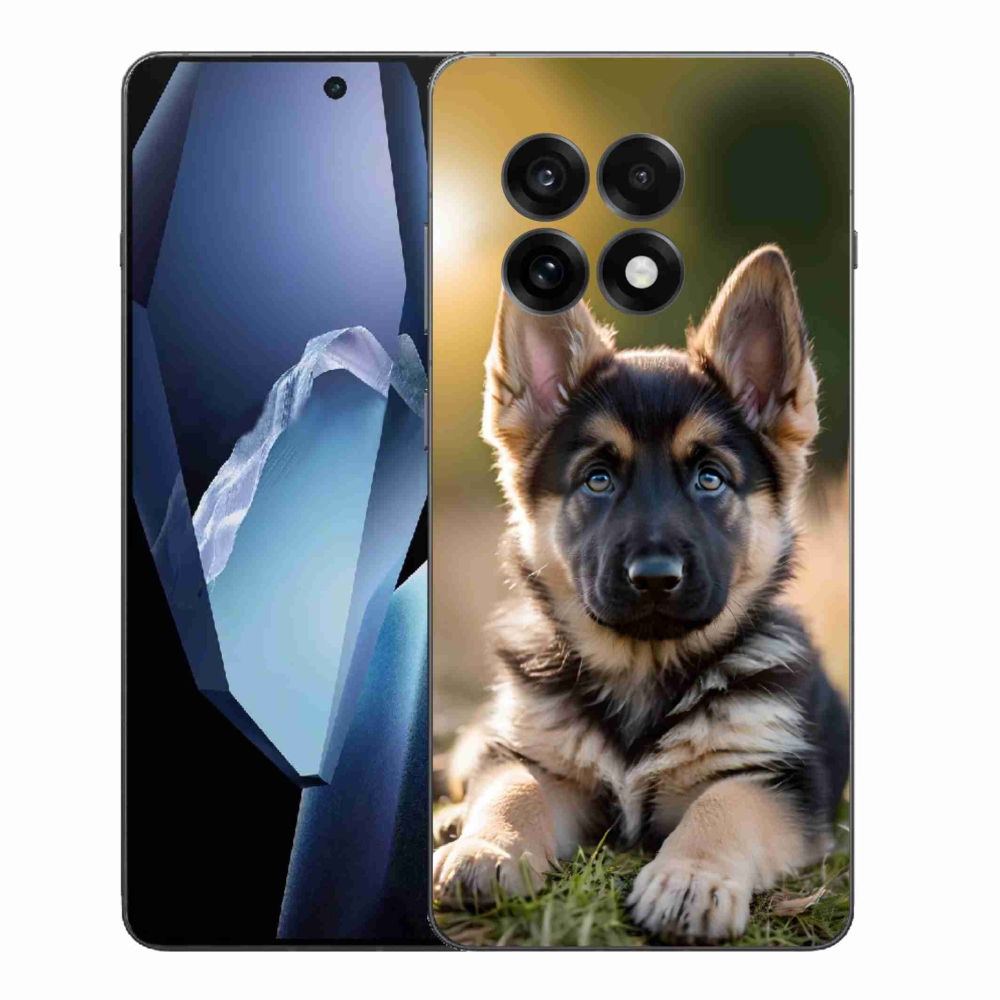 Gélový kryt mmCase na One Plus 13R - nemecký ovčiak v prírode