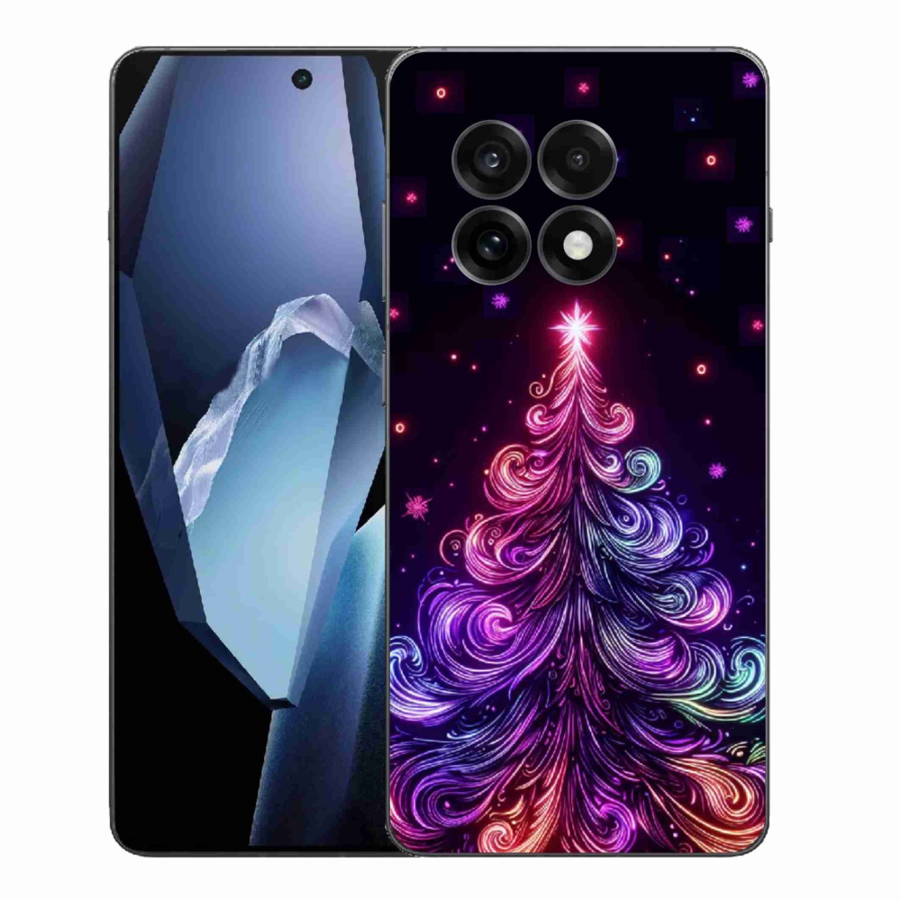 Gélový kryt mmCase na One Plus 13R - neónový vianočný stromček 1