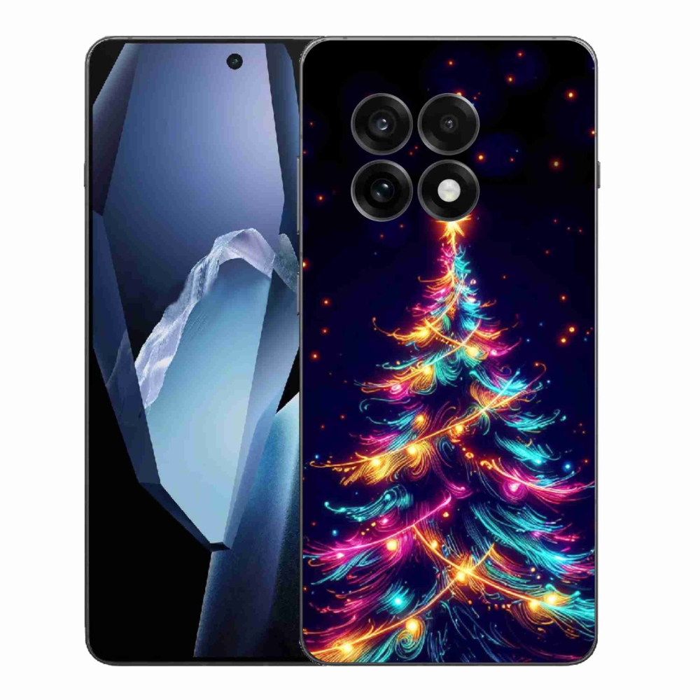 Gélový kryt mmCase na One Plus 13R - neónový vianočný stromček