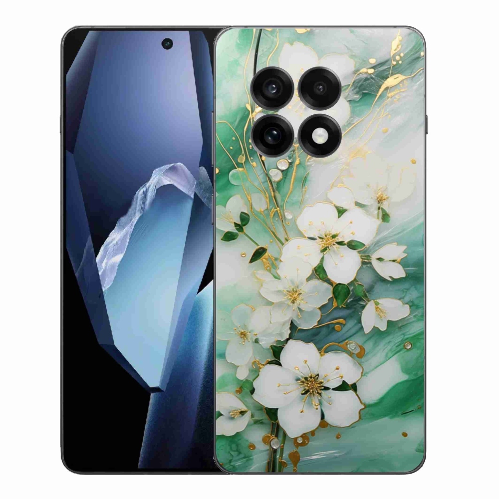 Gélový kryt mmCase na One Plus 13R - nežné kvety