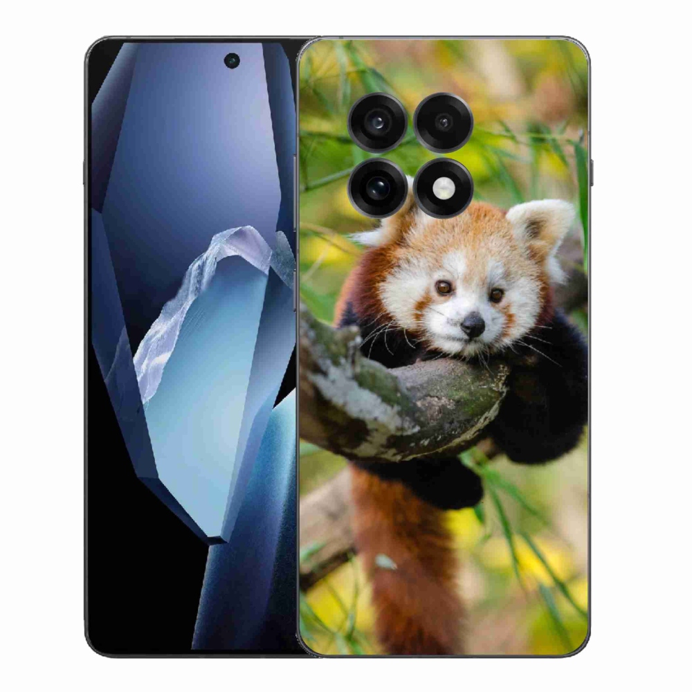 Gélový kryt mmCase na One Plus 13R - panda červená
