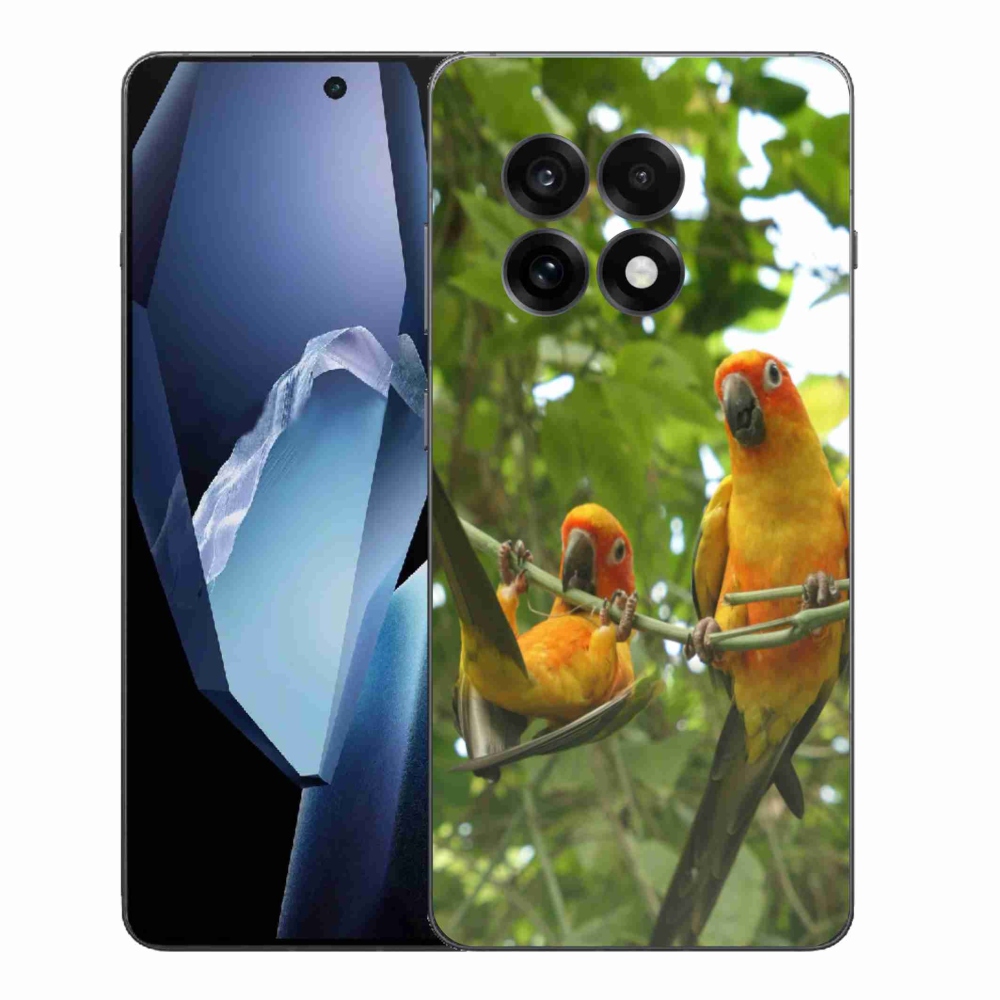 Gélový kryt mmCase na One Plus 13R - papagáje aratingy