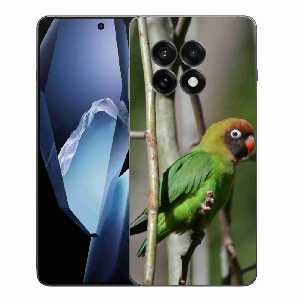 Gélový kryt mmCase na One Plus 13R - papagáj agapornis