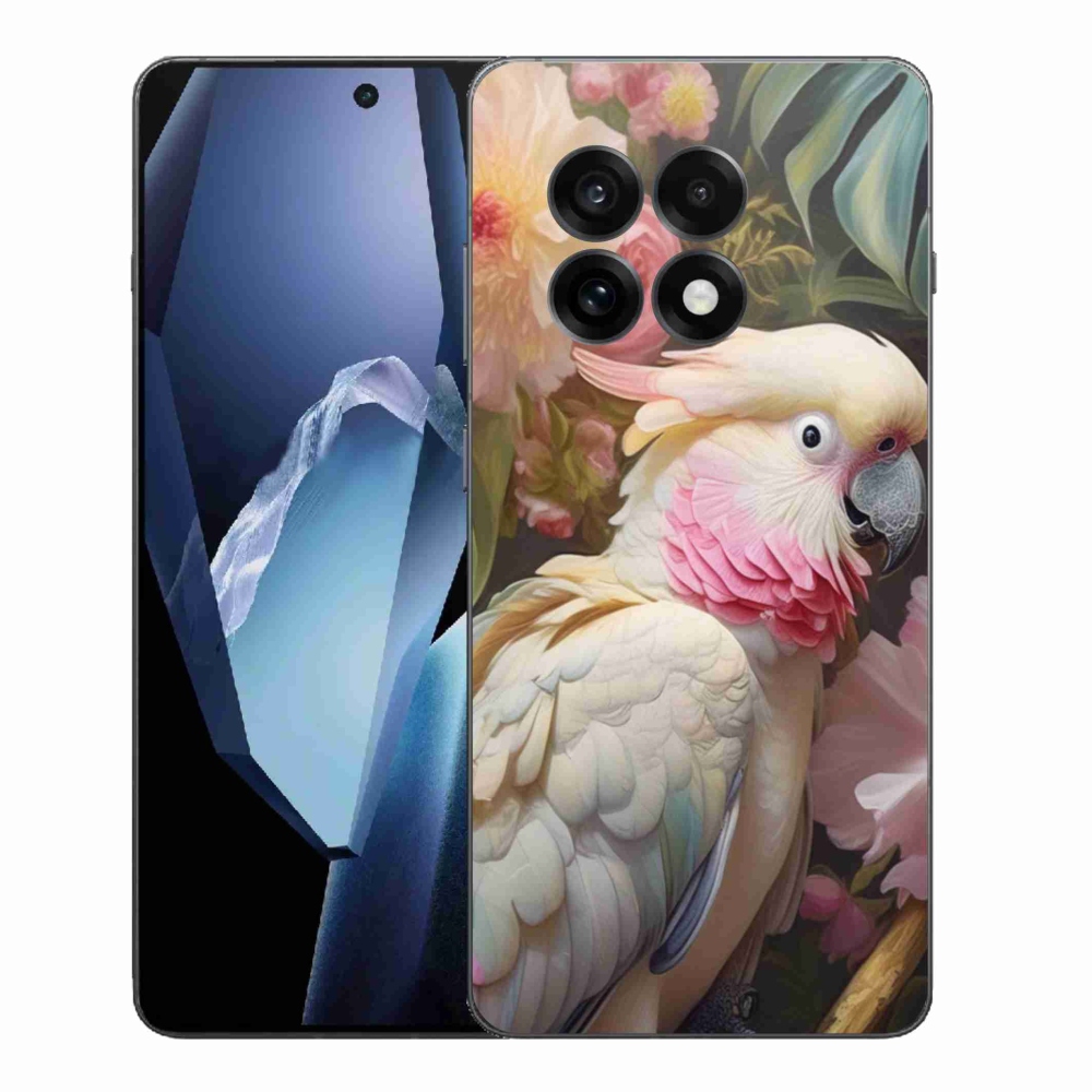 Gélový kryt mmCase na One Plus 13R - papagáj kakadu ružový 2