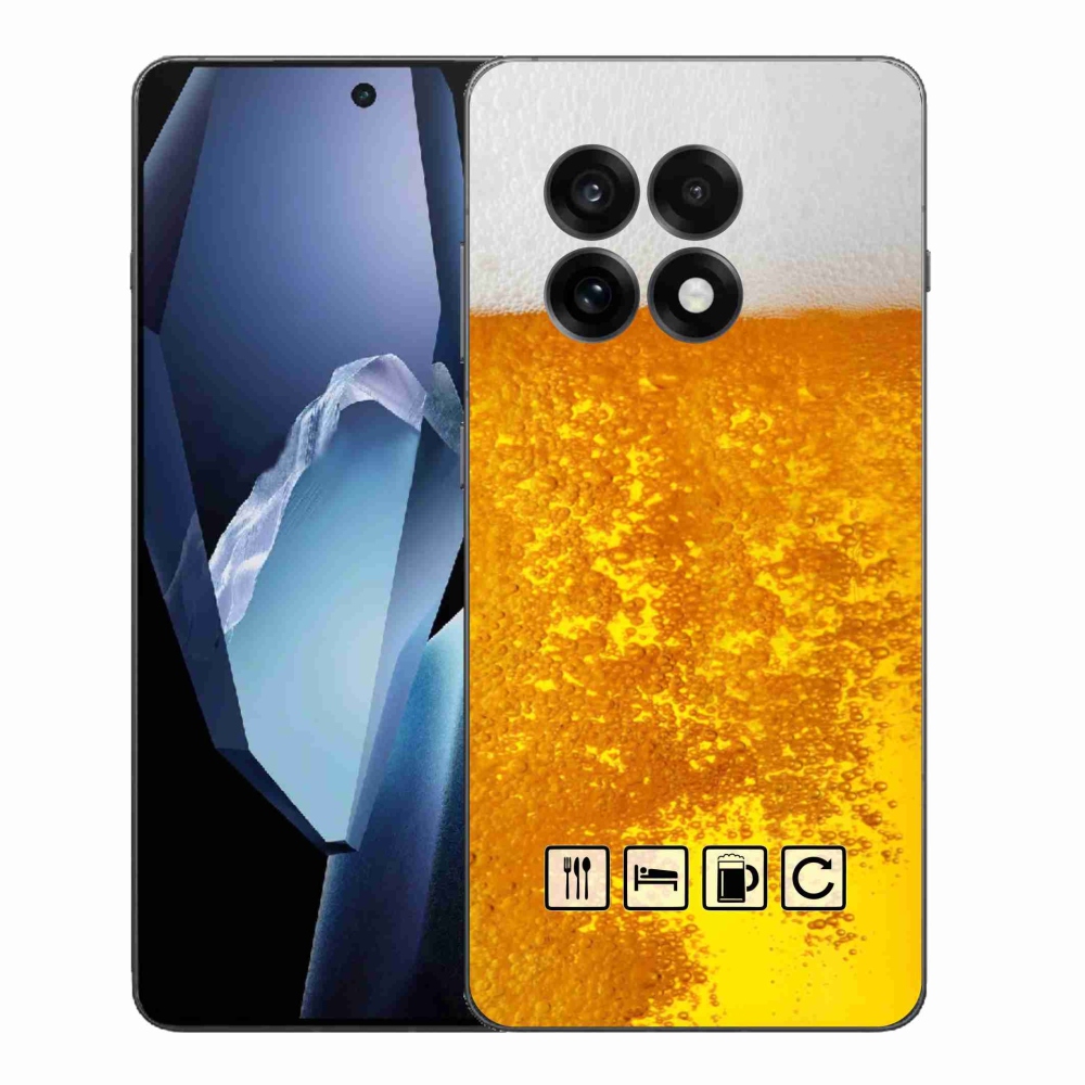 Gélový kryt mmCase na One Plus 13R - pivný motív 3