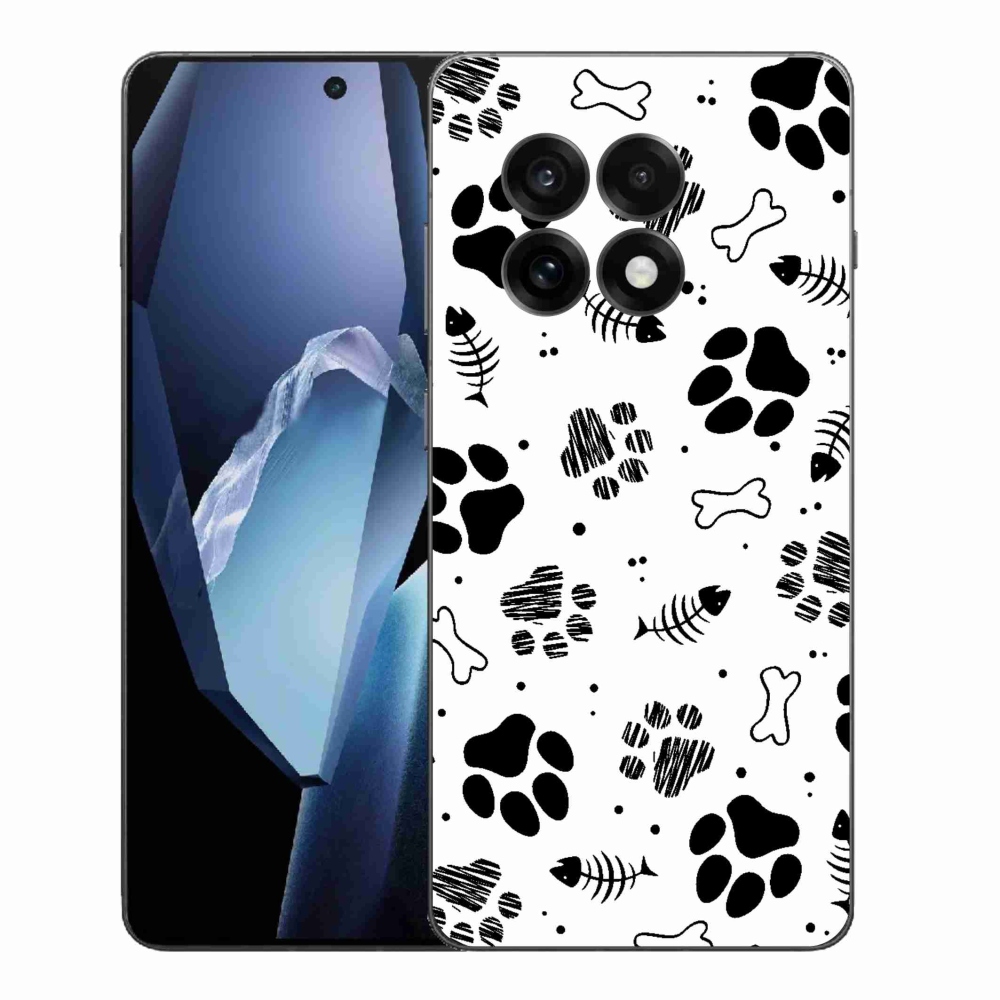 Gélový kryt mmCase na One Plus 13R - psie labky 1