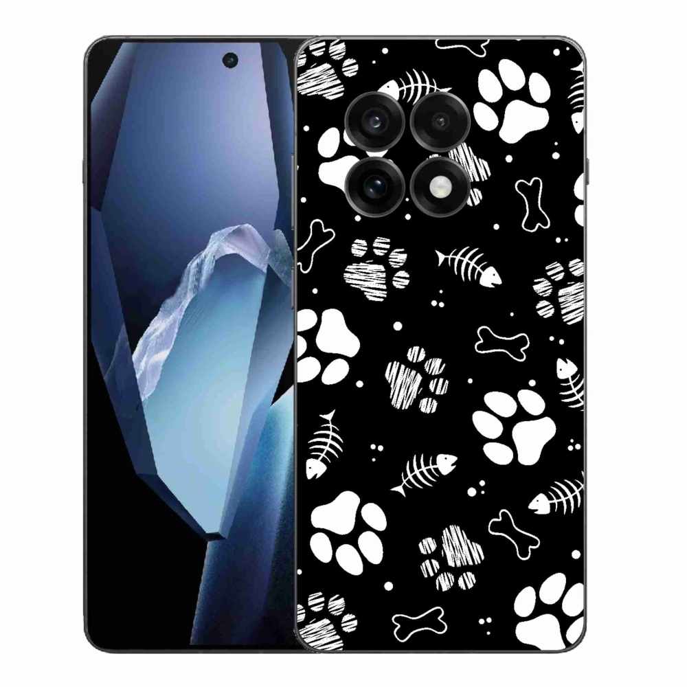 Gélový kryt mmCase na One Plus 13R - psie labky