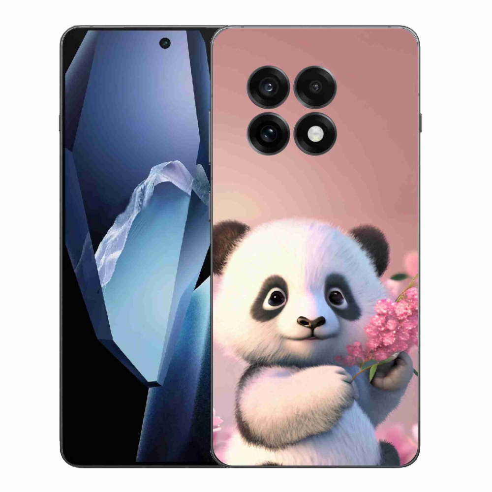 Gélový kryt mmCase na One Plus 13R - roztomilá panda