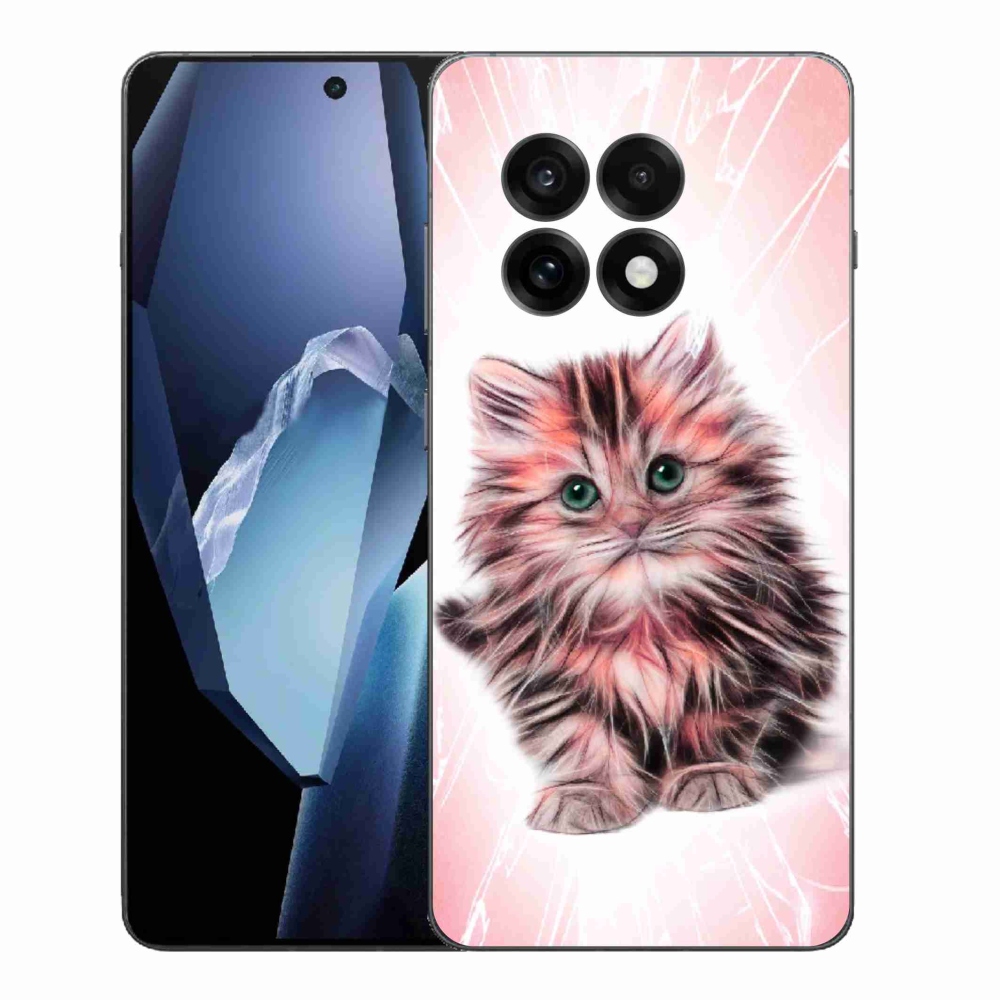 Gélový kryt mmCase na One Plus 13R - roztomilé mačiatko