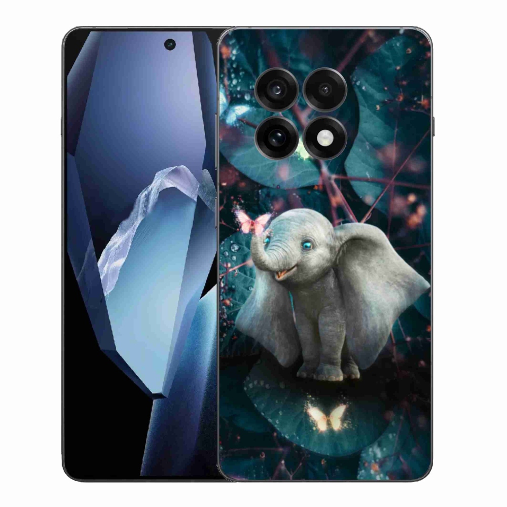 Gélový kryt mmCase na One Plus 13R - roztomilý slon