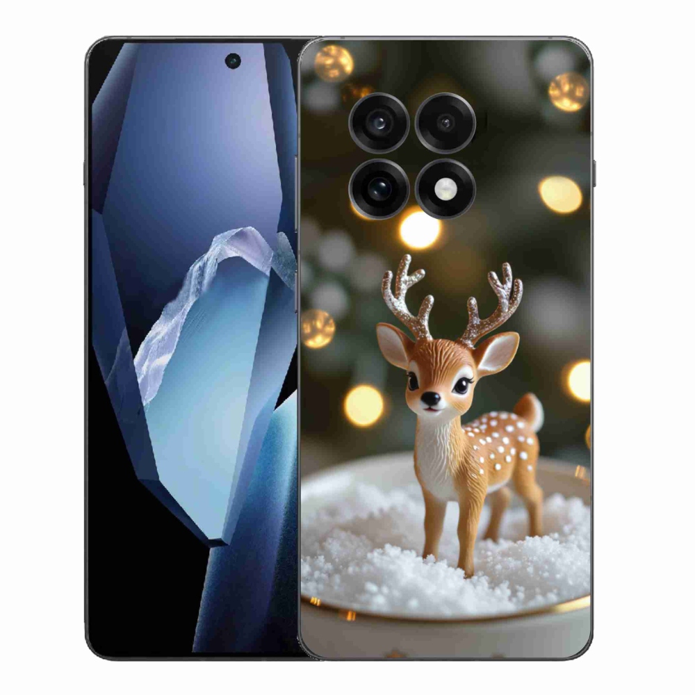 Gélový kryt mmCase na One Plus 13R - roztomilý vianočný jeleň