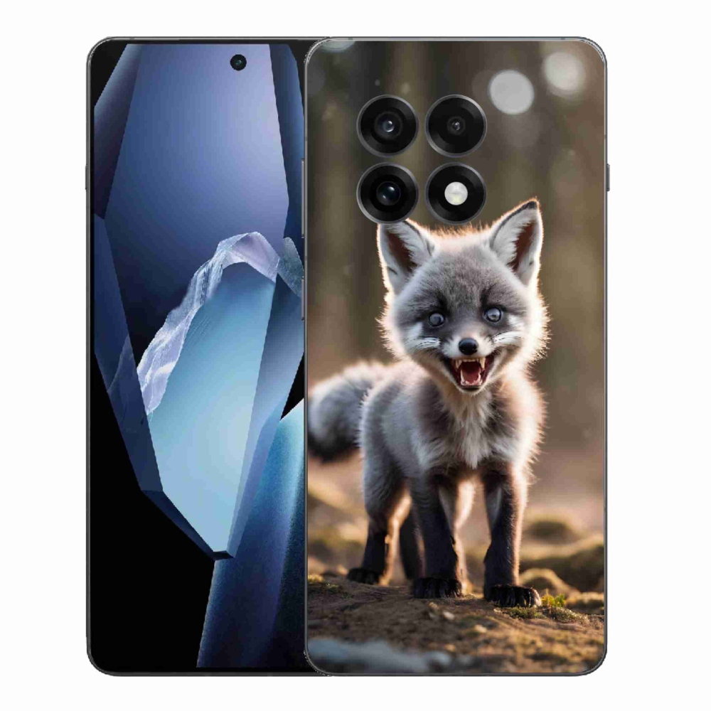 Gélový kryt mmCase na One Plus 13R - rozzúrená líška