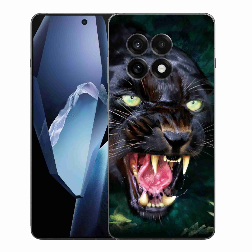Gélový kryt mmCase na One Plus 13R - rozzúrený čierny panter