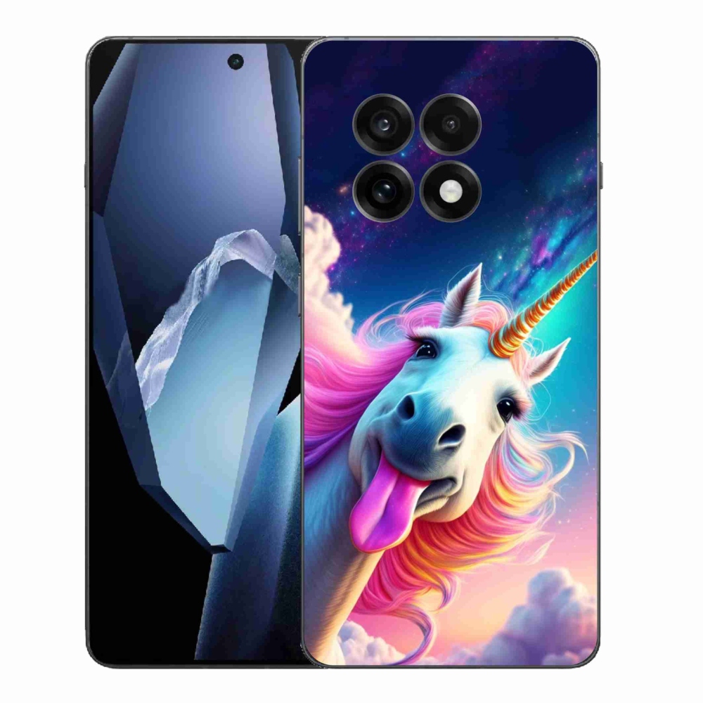 Gélový kryt mmCase na One Plus 13R - šialený jednorožec