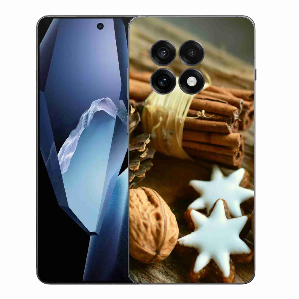 Gélový kryt mmCase na One Plus 13R - škorica a perníčky