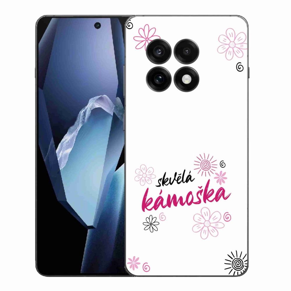 Gélový kryt mmCase na One Plus 13R - skvelá kamoška biele pozadie