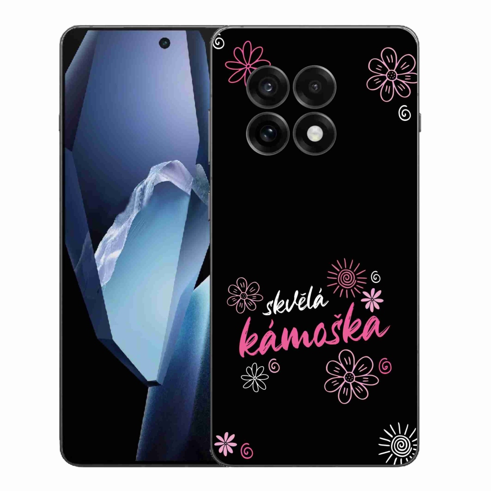 Gélový kryt mmCase na One Plus 13R - skvelá kamoška čierne pozadie