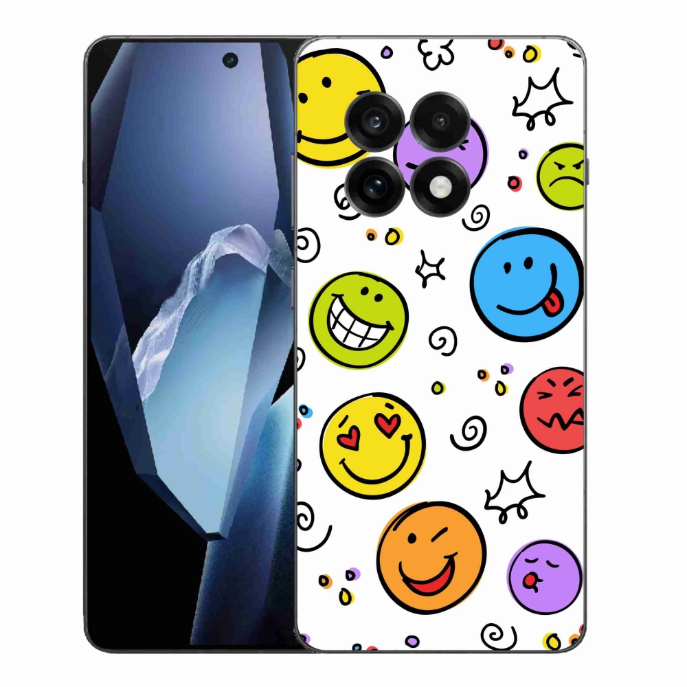 Gélový kryt mmCase na One Plus 13R - smajlíci