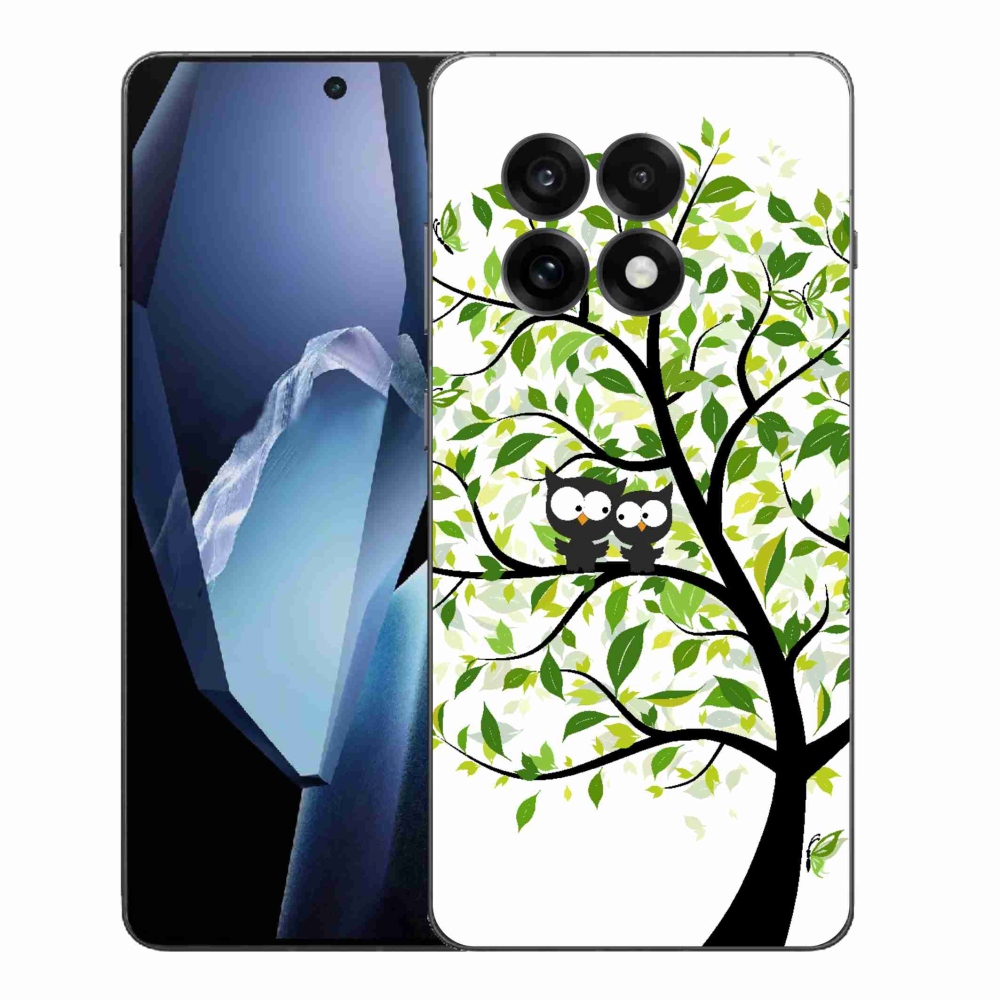 Gélový kryt mmCase na One Plus 13R - malej sovy na strome