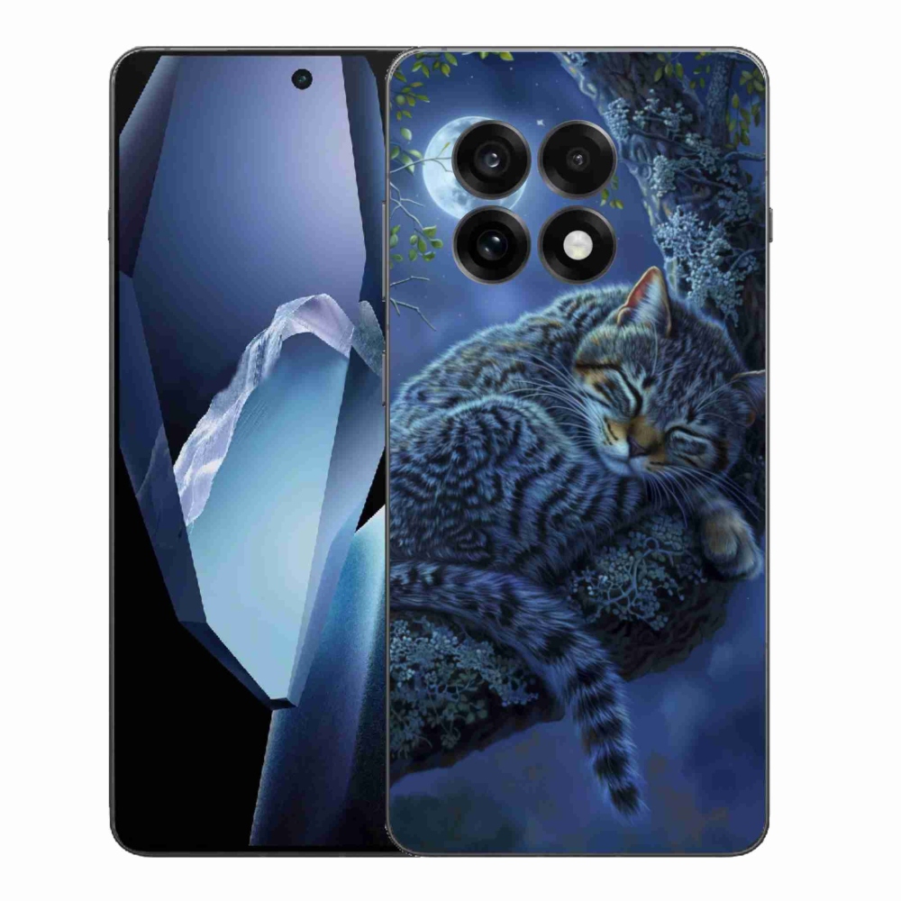 Gélový kryt mmCase na One Plus 13R - spiaca mačka