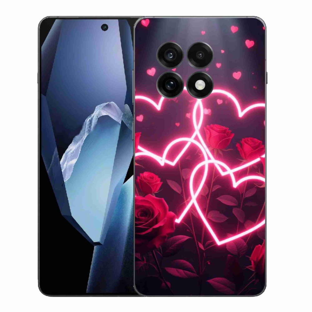 Gélový kryt mmCase na One Plus 13R - srdce lásky