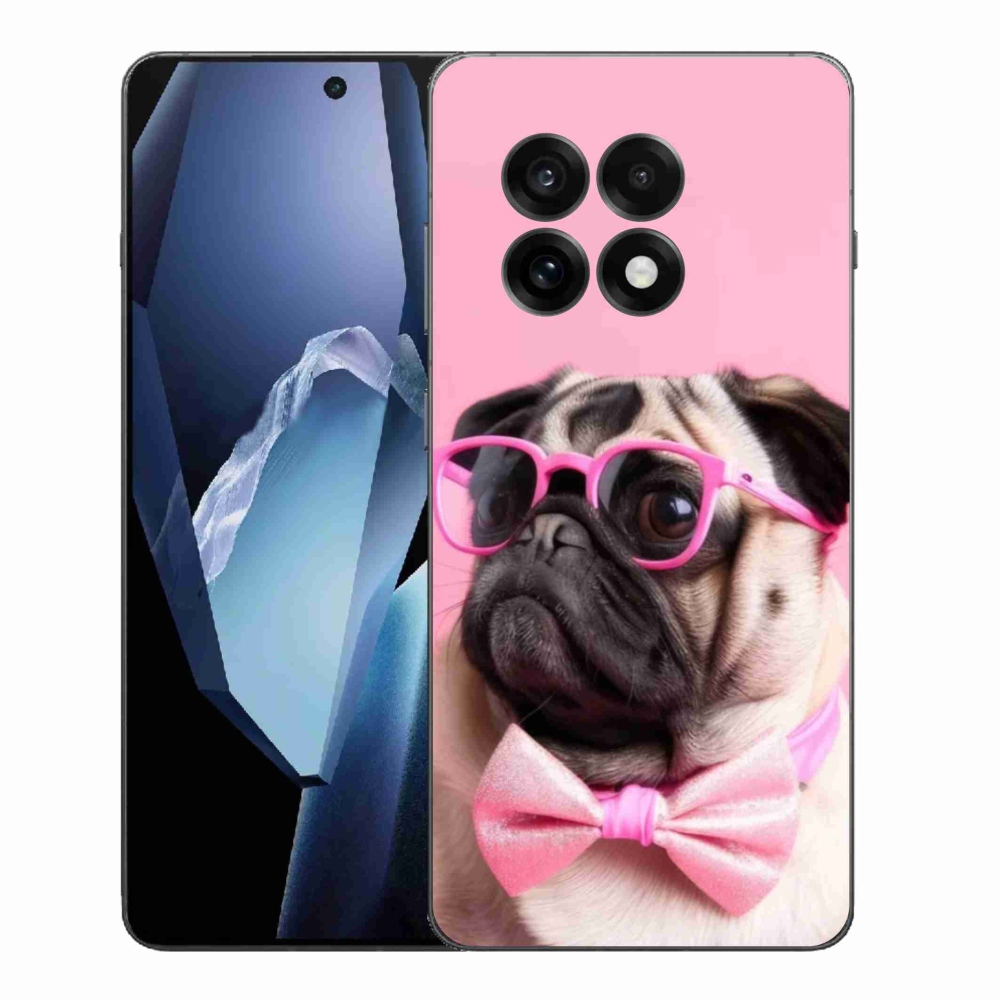 Gélový kryt mmCase na One Plus 13R - štýlový mops