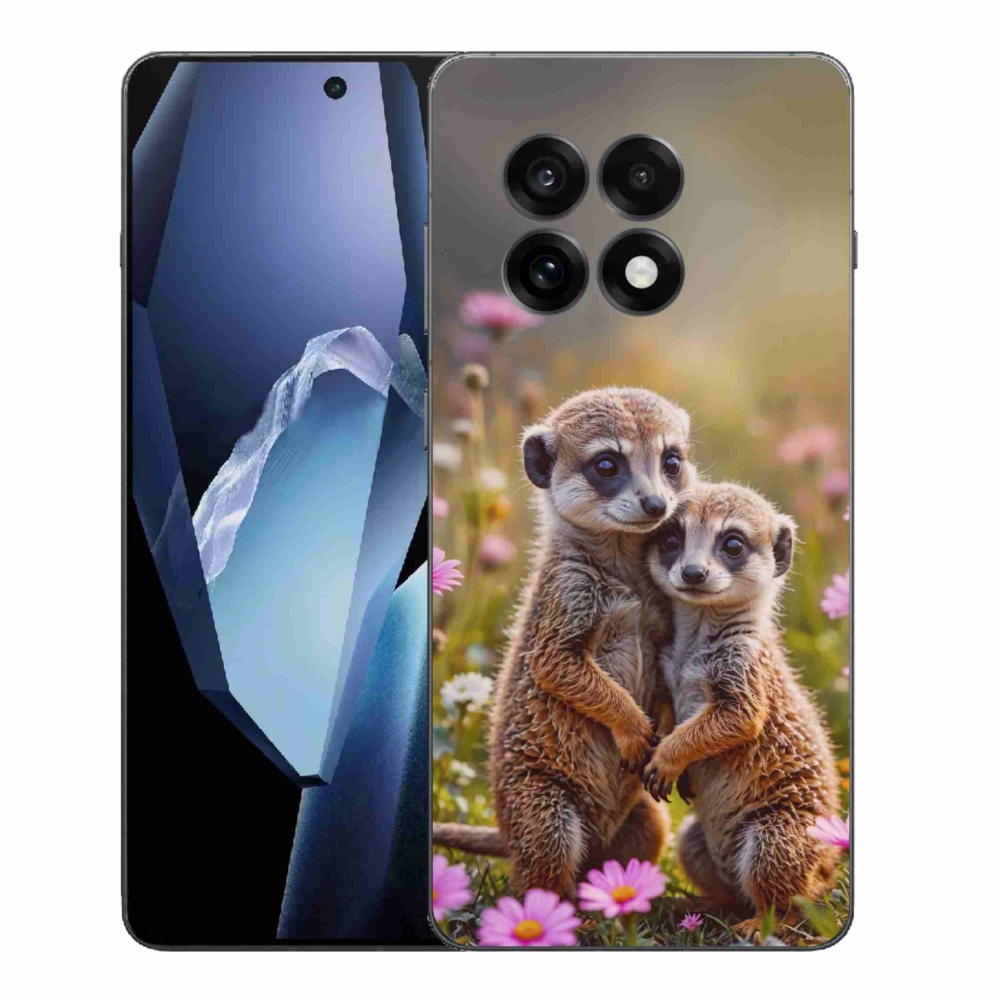 Gélový kryt mmCase na One Plus 13R - surikatí duo
