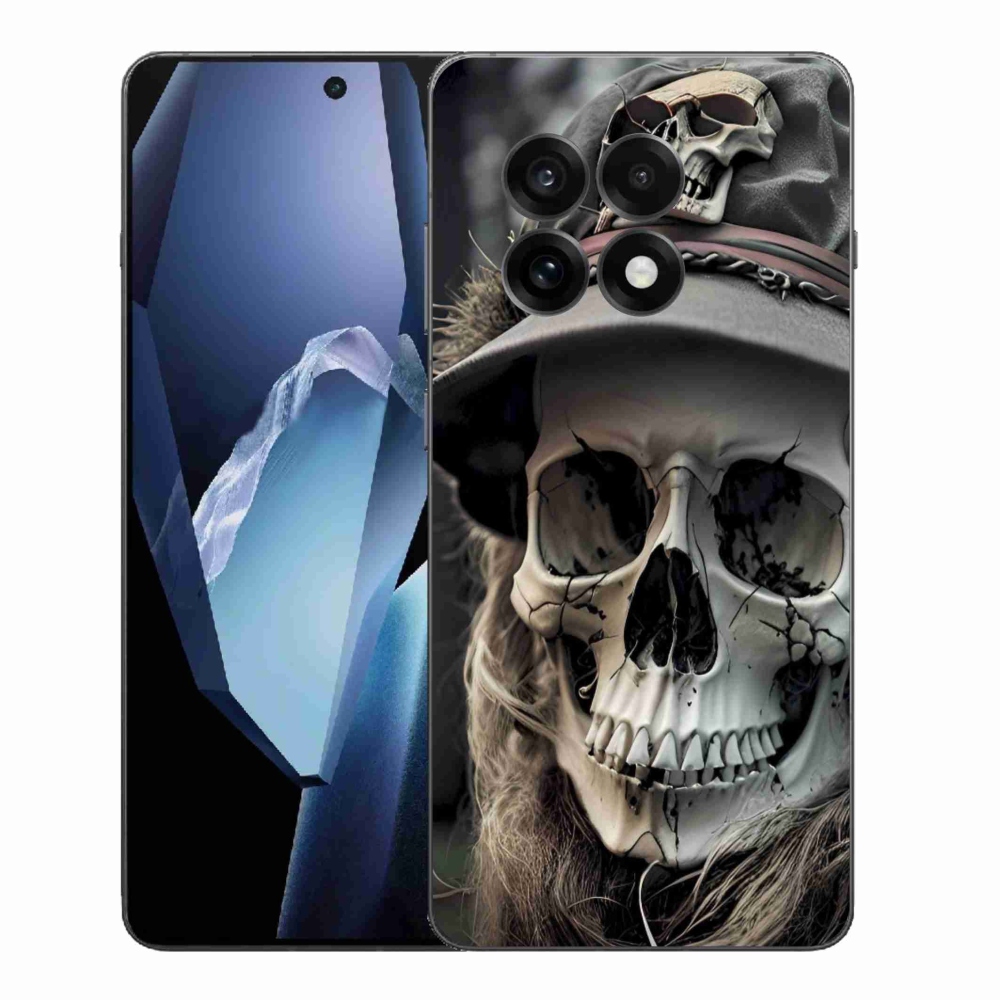 Gélový kryt mmCase na One Plus 13R - temná lebka