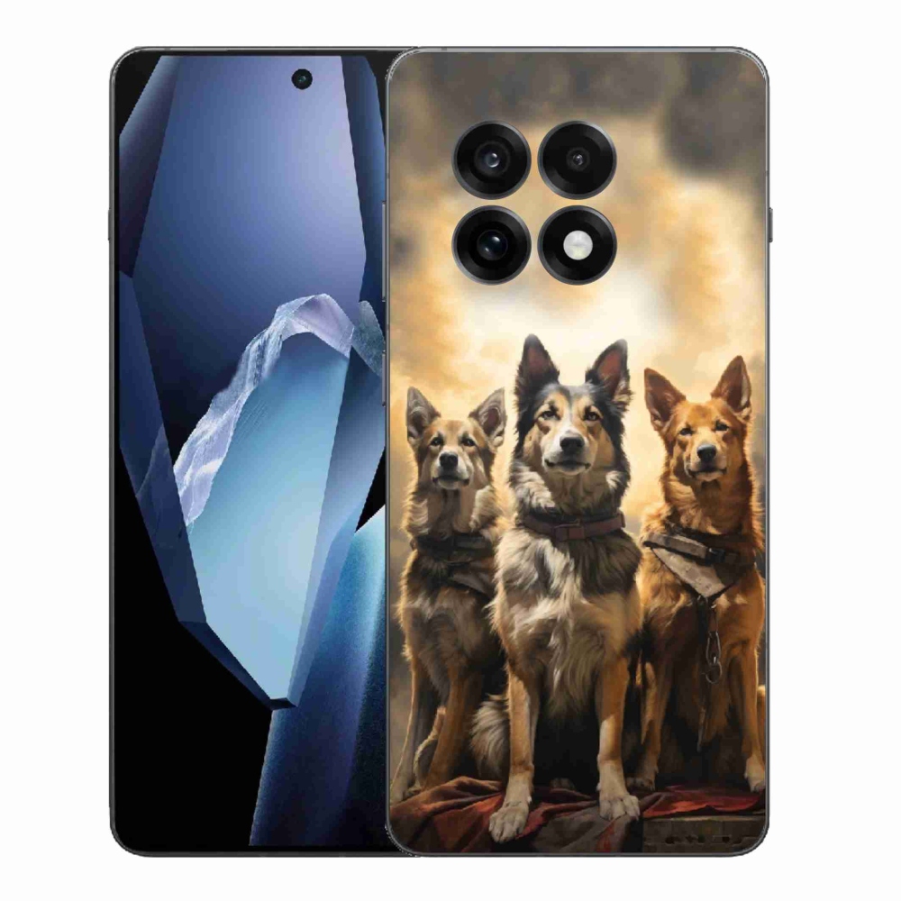 Gélový kryt mmCase na One Plus 13R - tri psy