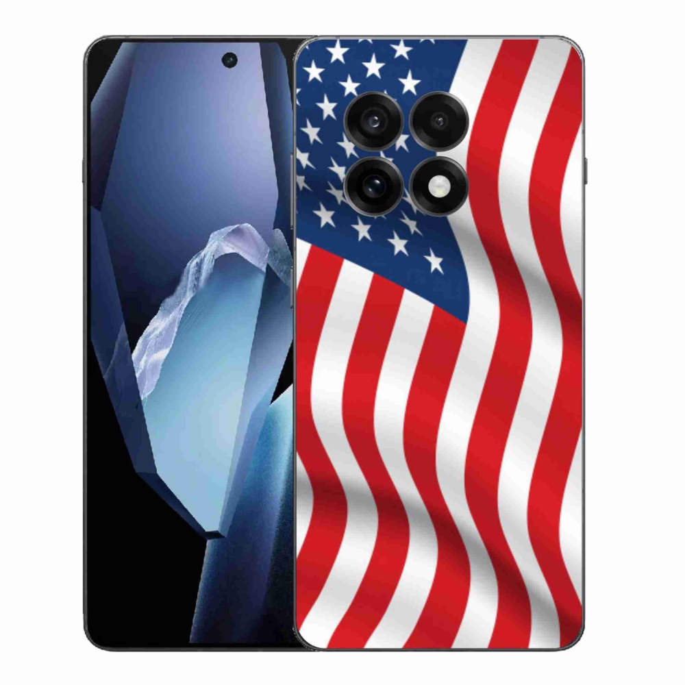 Gélový kryt mmCase na One Plus 13R - USA vlajka
