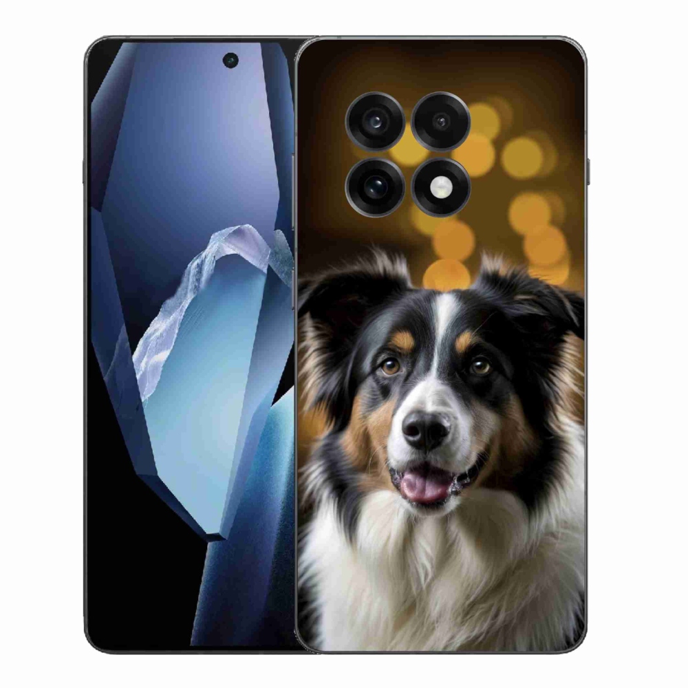 Gélový kryt mmCase na One Plus 13R - usmievavý austrálsky ovčiak