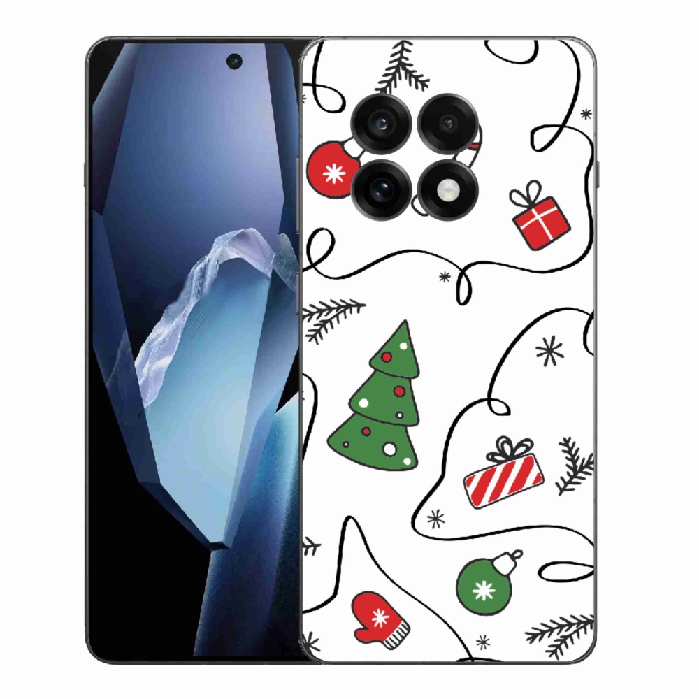 Gélový kryt mmCase na One Plus 13R - vianočné motívy