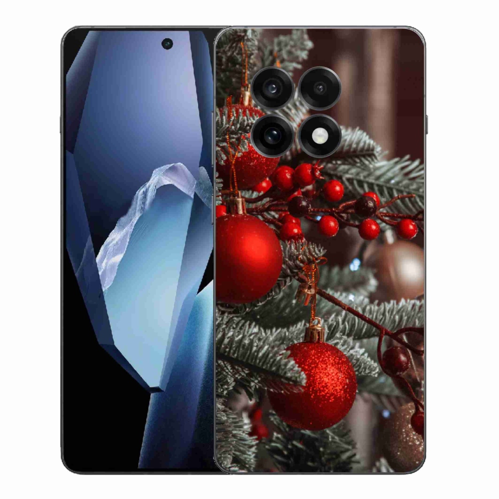 Gélový kryt mmCase na One Plus 13R - vianočné ozdoby 2