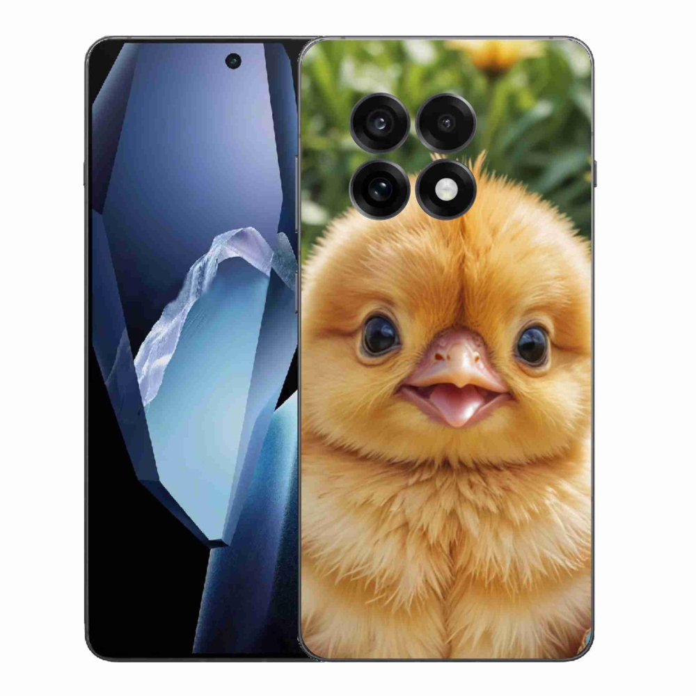 Gélový kryt mmCase na One Plus 13R - veselé kuriatko