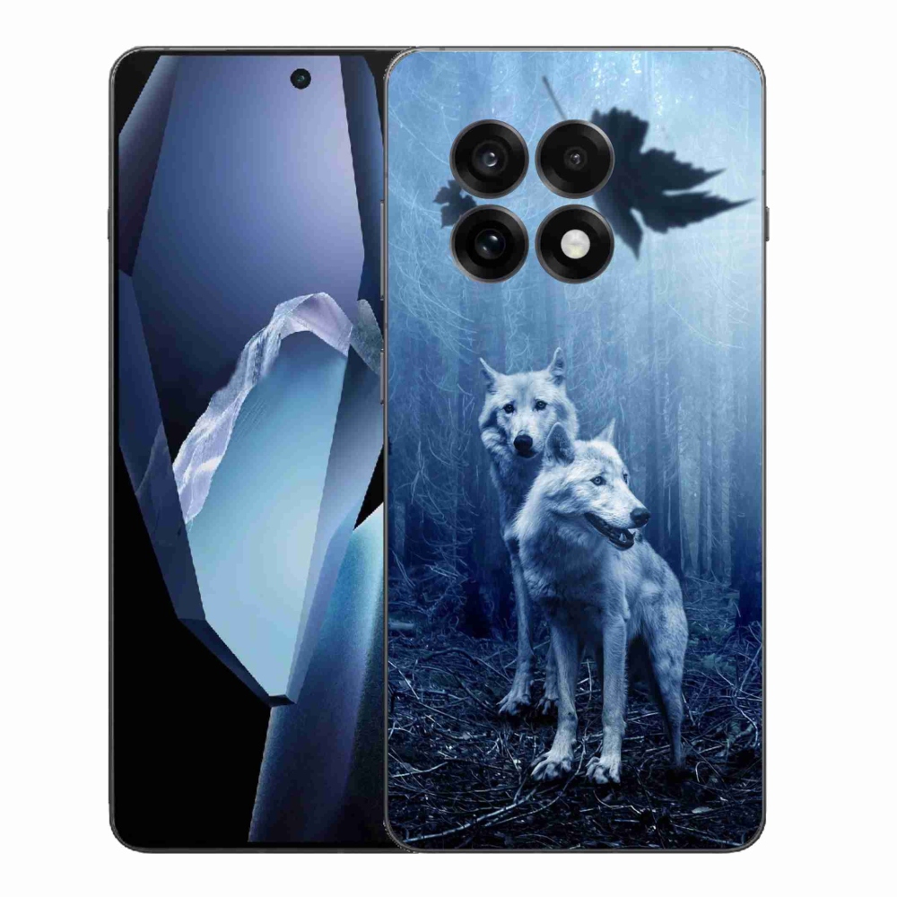 Gélový kryt mmCase na One Plus 13R - vlci v lese