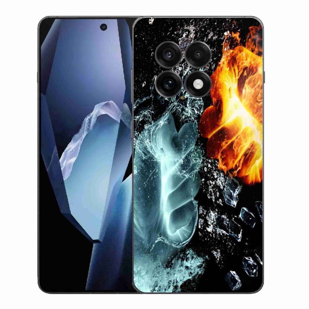 Gélový kryt mmCase na One Plus 13R - voda a oheň
