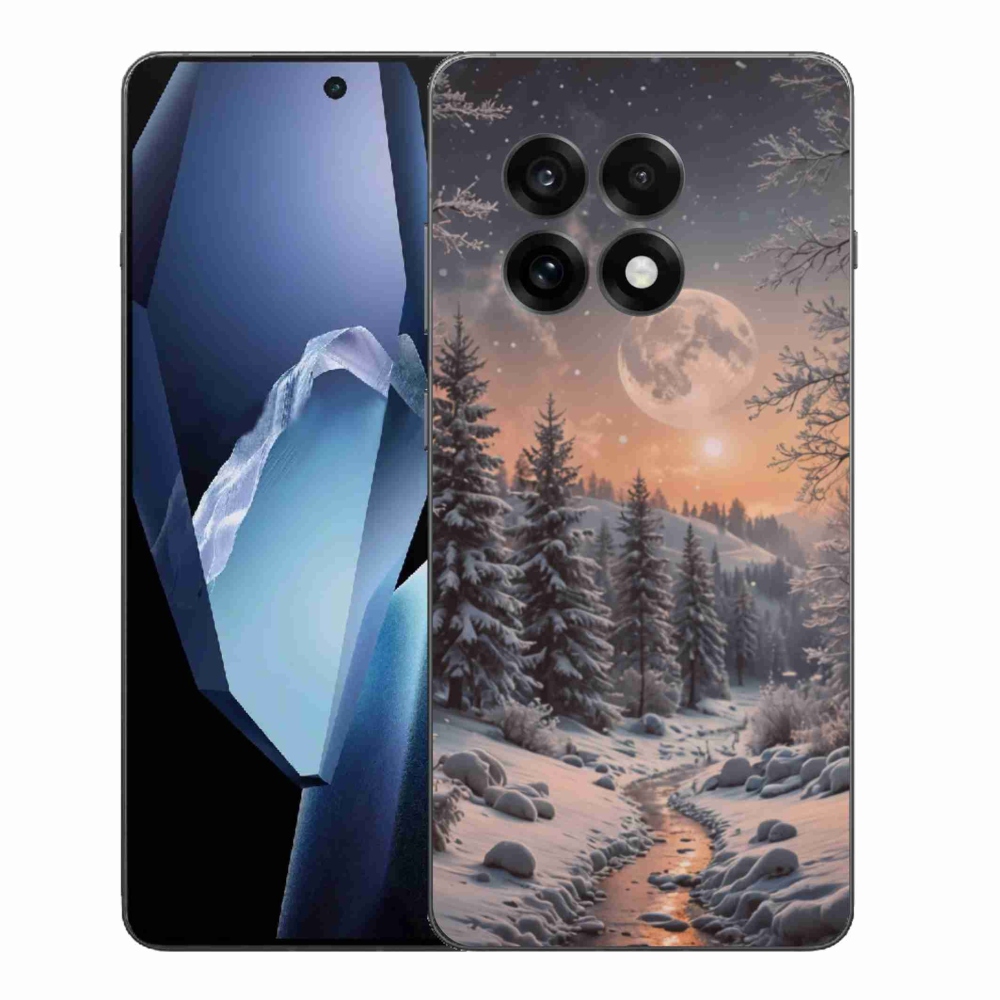 Gélový kryt mmCase na One Plus 13R - zimná krajina 2