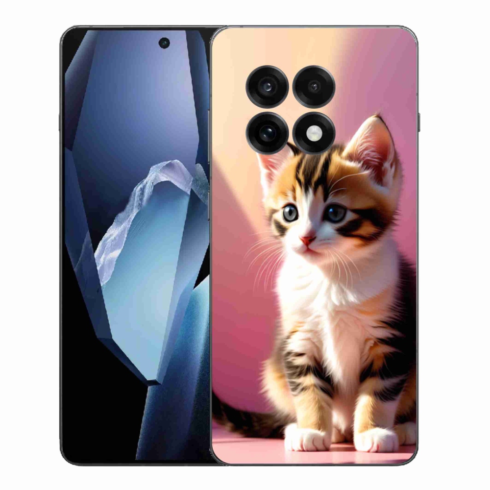 Gélový kryt mmCase na One Plus 13R - zvedavé mačiatko 2