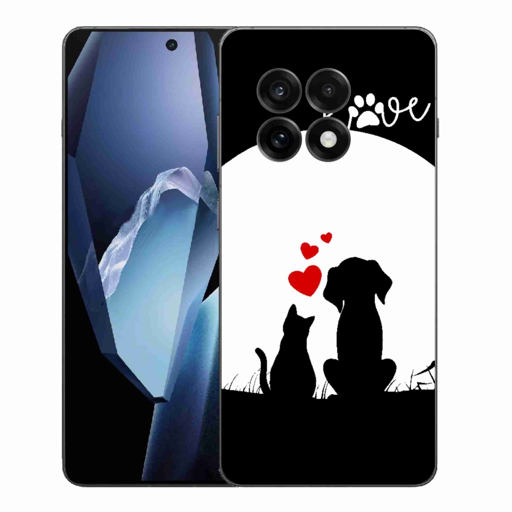 Gélový kryt mmCase na One Plus 13R - zvieracia láska