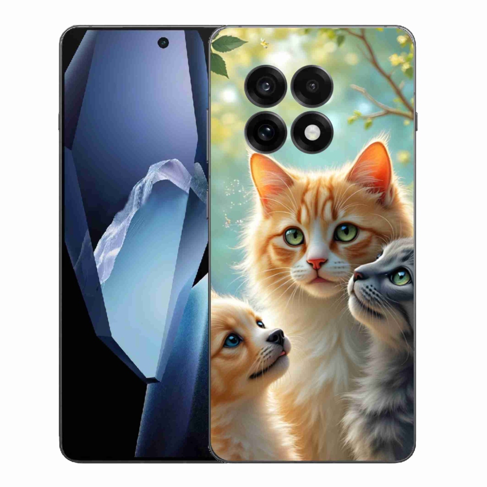 Gélový kryt mmCase na One Plus 13R - zvieracie priateľstvo 2