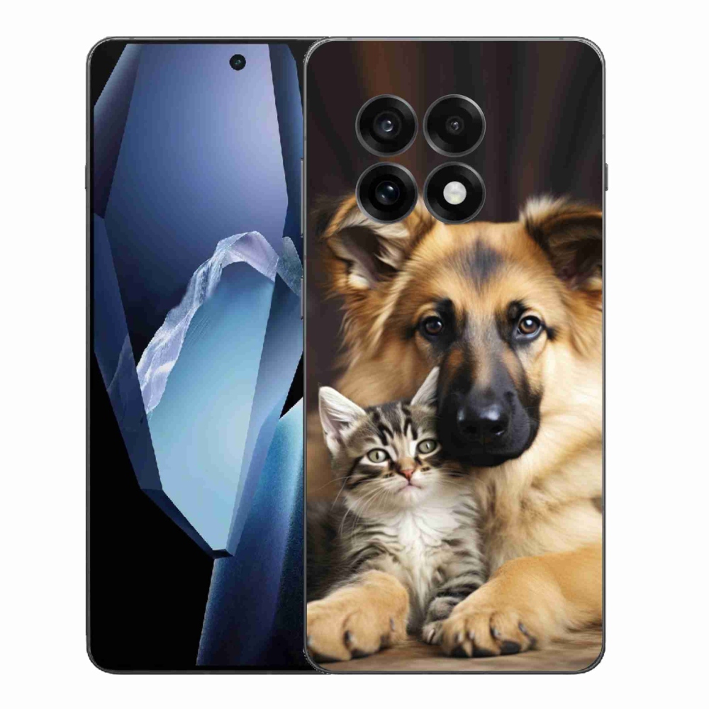 Gélový kryt mmCase na One Plus 13R - zvieracie priateľstvo