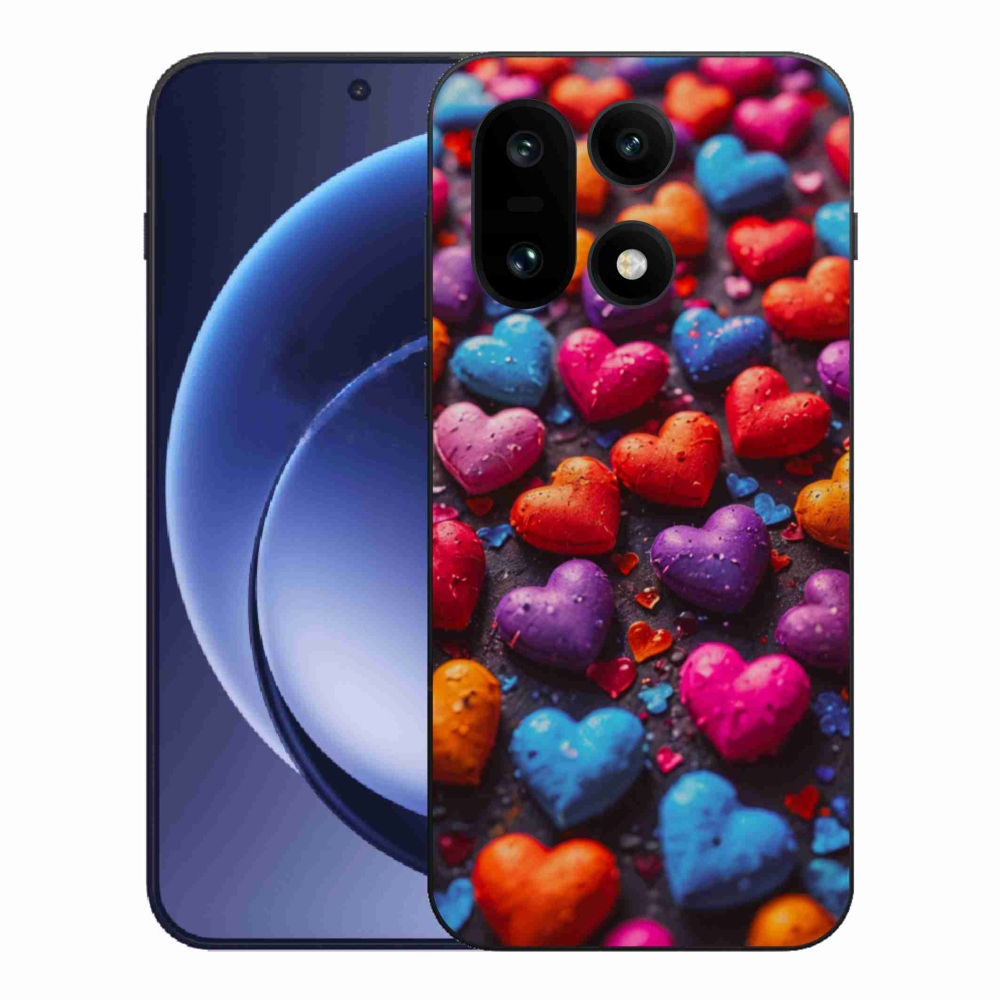Gélový kryt mmCase na One Plus 15 - farebné srdcia